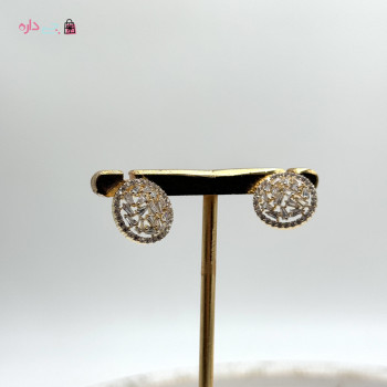 گوشواره میخ نقره طرح زارا