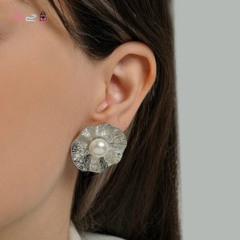 گوشواره رادیوم طرح گل
