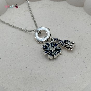 گردنبند استیل فانتزی گل